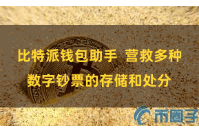 比特派钱包助手  营救多种数字钞票的存储和处分