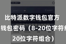 比特派数字钱包官方  开采钱包密码（8-20位字符组合）