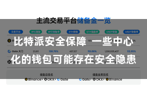 比特派安全保障  一些中心化的钱包可能存在安全隐患